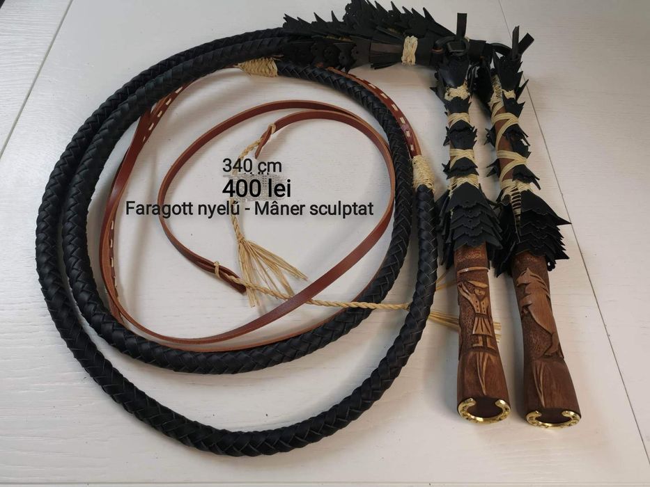 Bici tradiționale din piele, pocnit, pocneste, oi, oieri, cai, ciobane