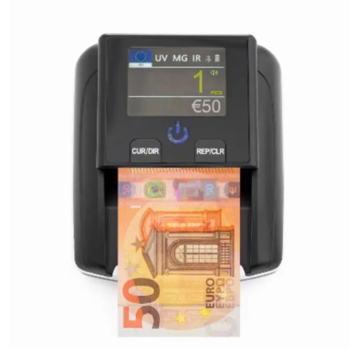 Детектор за фалшиви банкноти AL-130T – UV + MG, LCD дисплей