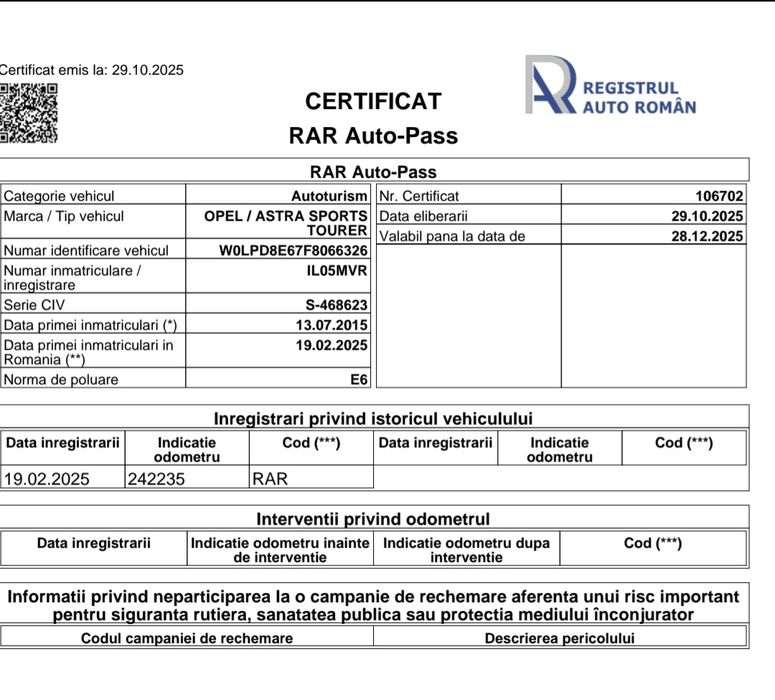 Opel Astra 2015 euro 6 ecoflex camera marsalier sports tourer