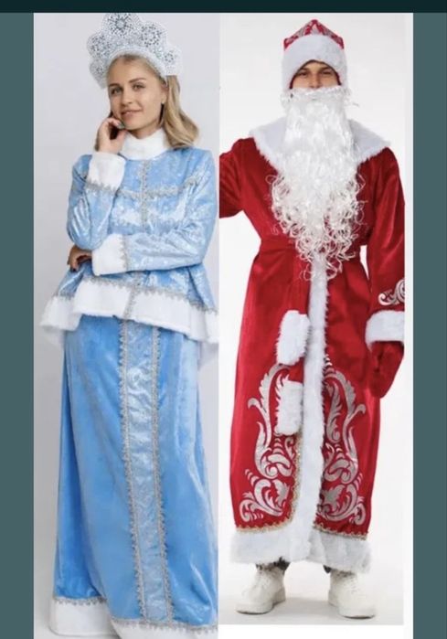 Прокат костюмов дед мороза и снегурочки