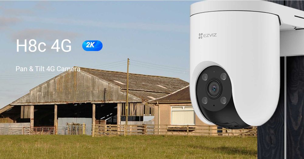 Ezviz H8c 4G 3MP (WIFI siz Sim kartada kamera | камера наблюдения