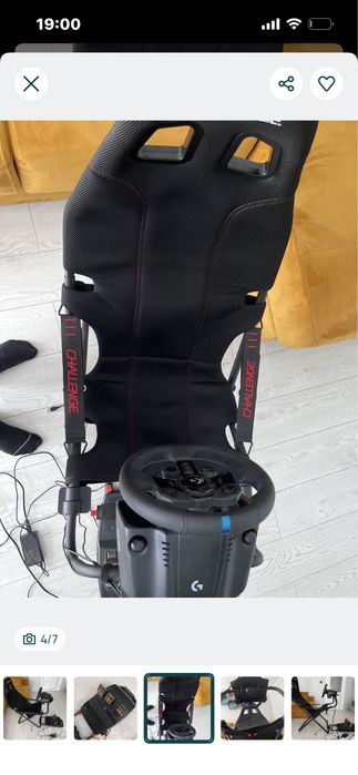 Продавам стойка за волан и педали на Playseat Challenge
