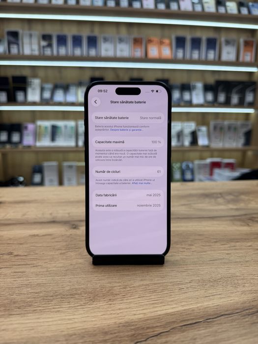 ‼️ iPhone 15 Black 128Gb - Sanatate bat.100% - Garantie 12 luni