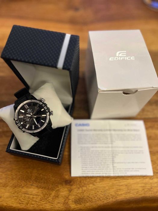 Мъжки часовник CASIO EDIFICE чисто нов ECB-2000TP-1A