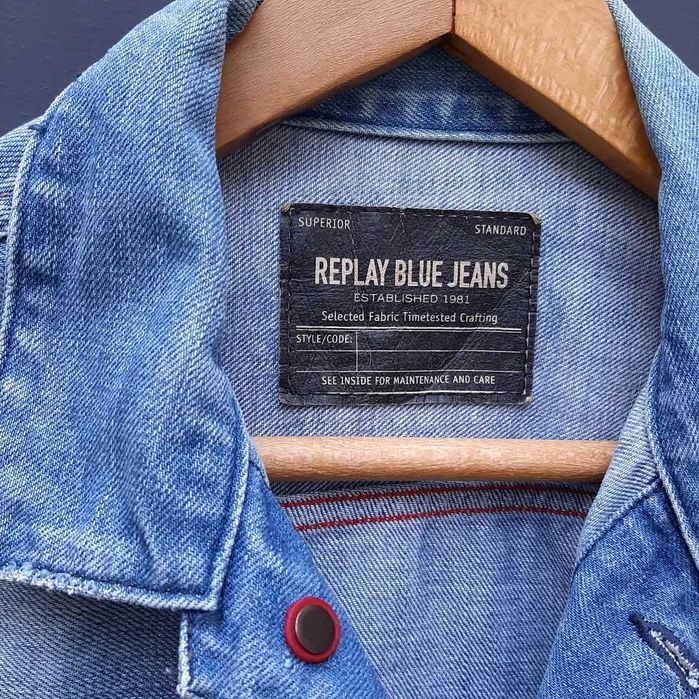 Geaca blugi REPLAY, marime XL