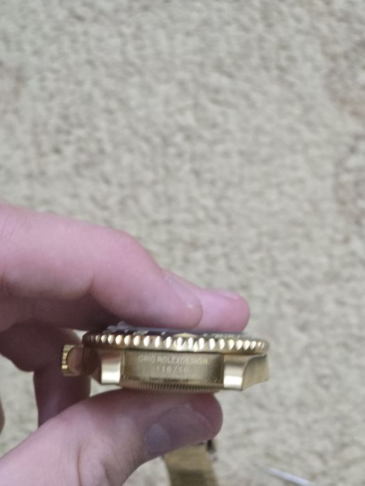 Rolex gmt master II solid gold