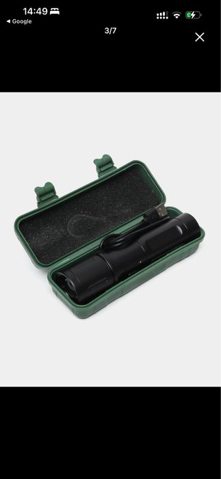 Мощный фонарик с 5 функциями