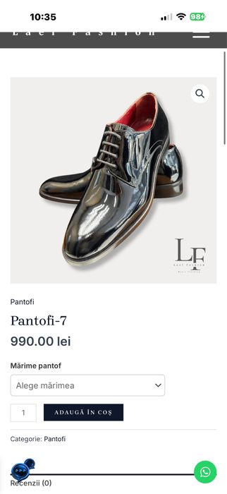 Vand pantofi Ginere luciosi!!