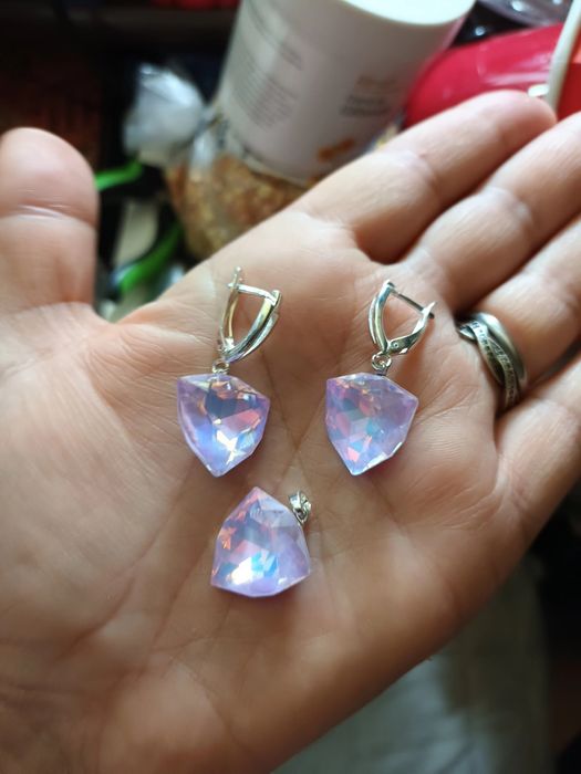 Set dama ocazie piatră lila