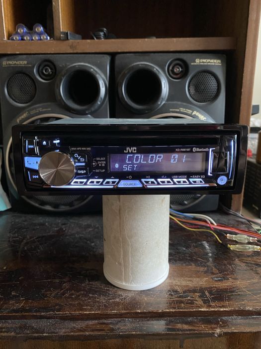 JVC KD-R961BT- НАЙ ВИСОК КЛАС 4.8V!! -USB Bluetooth CD mp3 плеър за кола авто радио сд