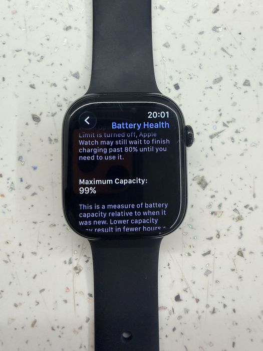 Apple Watch,10 GPS Cellular,jet black aluminium Case 46mm