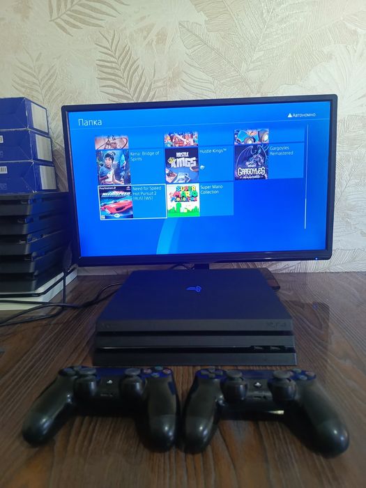 Ps4 PRO 1TB 4k UHD goldhen proshivkali
