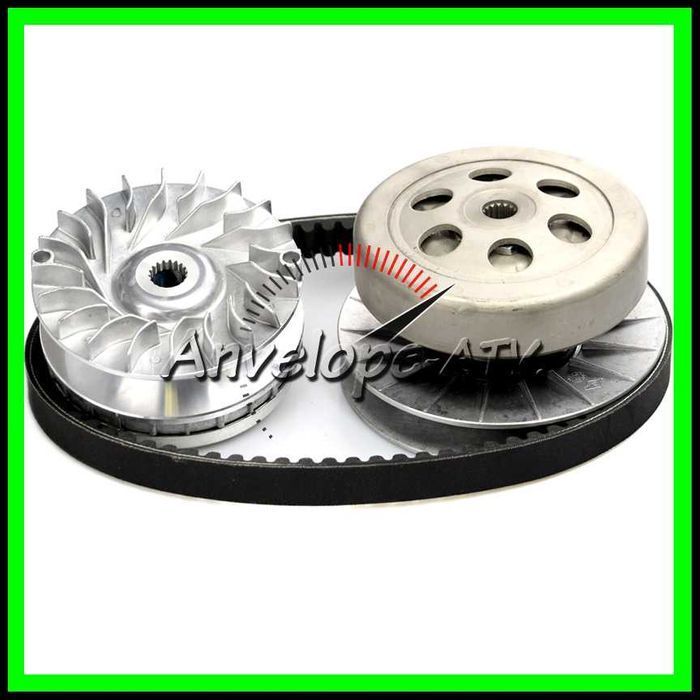 Variator + Ambreiaj + Curea LINHAI 300 275 cu Saboti Fulie Oala 135MM