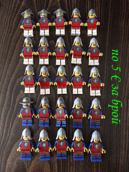 LEGO минифигурки рицар пират сокол вълк форестмен