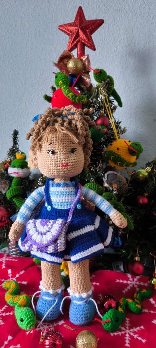 Куклы вязанные, ручная работа