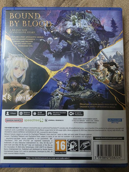 Игра на PS5 CodeVein 2