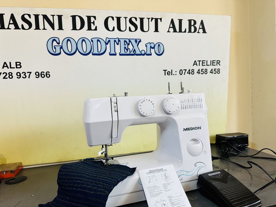 Masina de cusut Medion cu sistem de introdus ața automat
