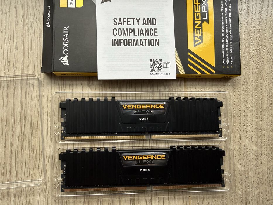 RAM памет Corsair Vengeance LPX 32GB (2х16) DDR4 3600 CL18 за настолен/desktop PC