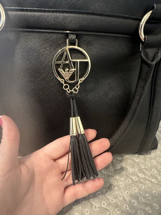 Geanta neagra Armani