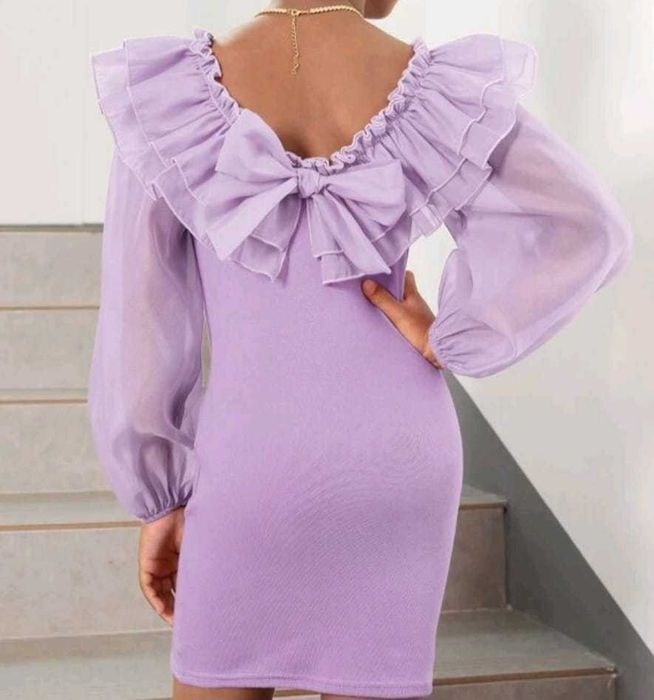 Ieftin rochie violet pentru fete