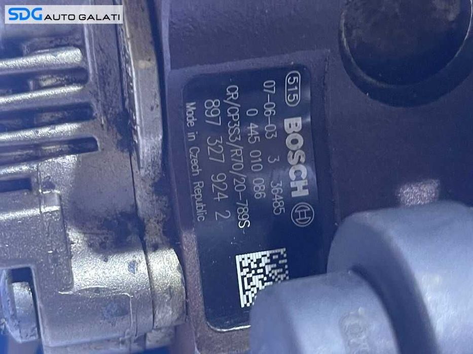 Pompa Inalta Presiune cu Senzor Regulator Opel Astra G 1.7 CDTI 59KW 80CP 1998 - 2004 Cod 0445010086 8973279242 0928400493