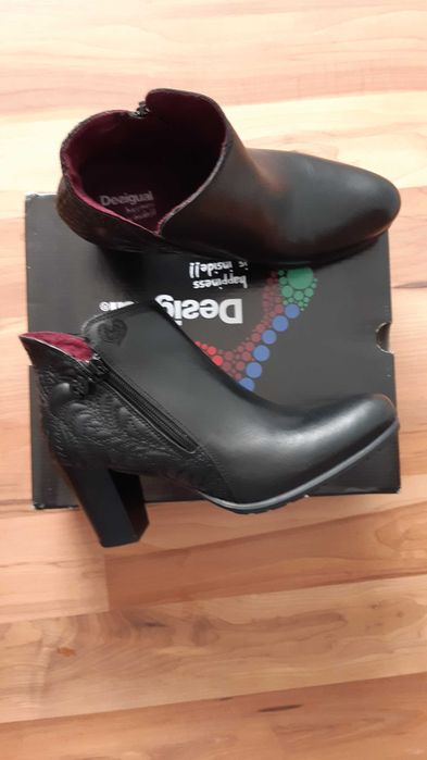 Ted Baker /Desigual/ZARA Нови боти ест.кожа 40