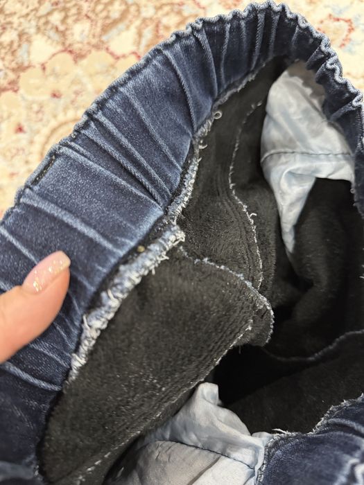 Зимние джинсы с начосом