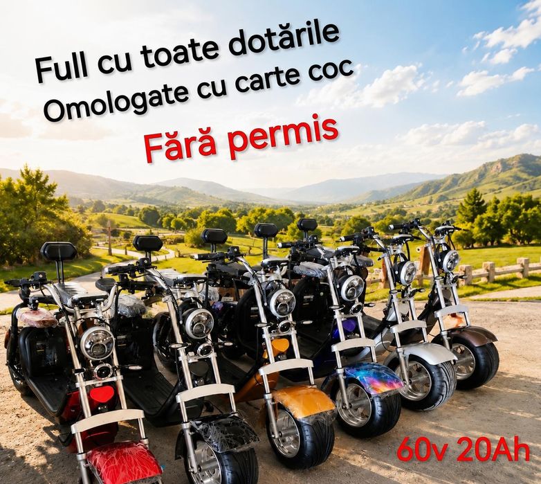 Scuter Electric fara Permis Edition
