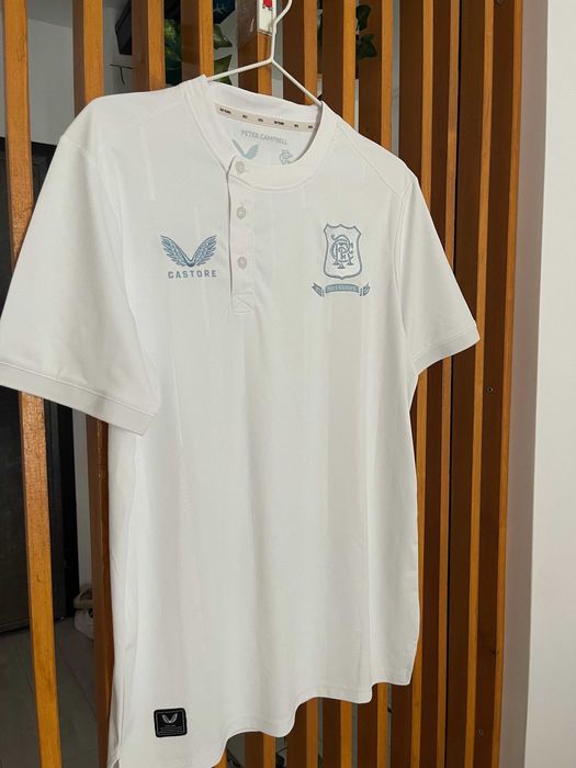 Tricou fotbal Rangers 150 ani 2021-2022 Castore M original ediție specială
