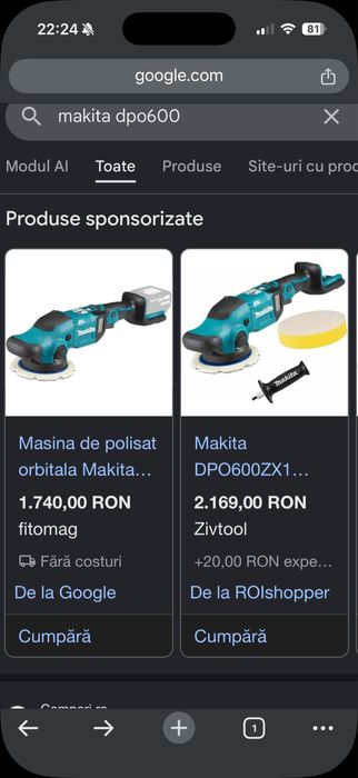 Mașină Polish Makita DPO600 Brushless