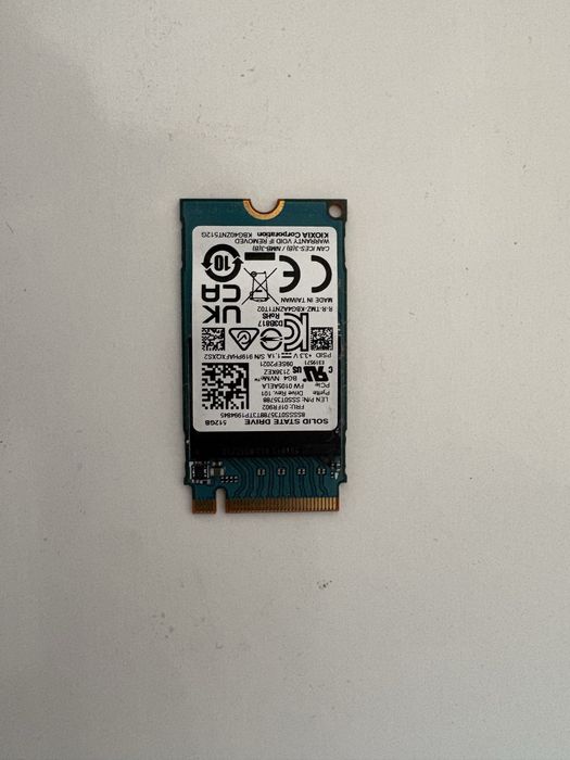 SSD 512gb NVMe укороченная