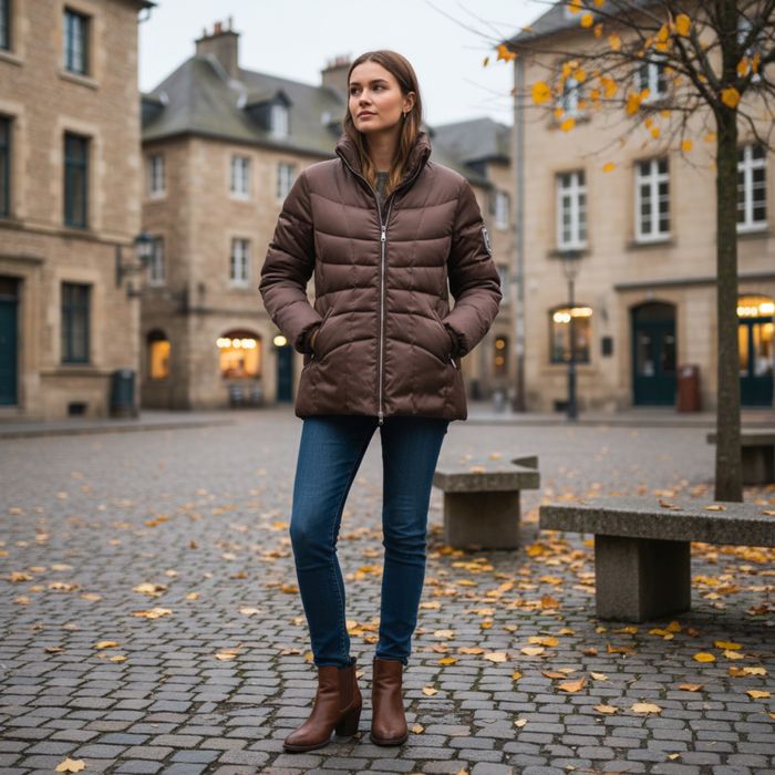 Concept UK Down Jacket пух/пера - дамско зимно яке - L