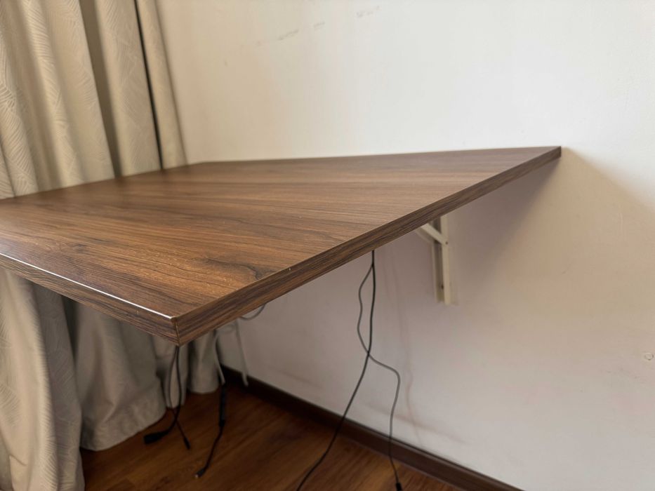 Blat de masa, blat birou, Nuc Warmia H1307 ST19, 100 x 70 cm, ca NOU