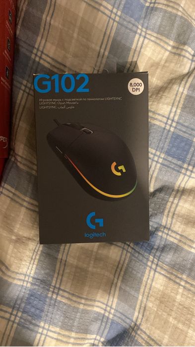 Мышь Logitech G102 Lightsync черный