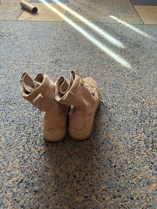 Берцы летние песочного цвета