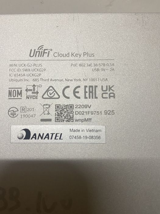 Controler hardware cloud key ubiquiti unifi