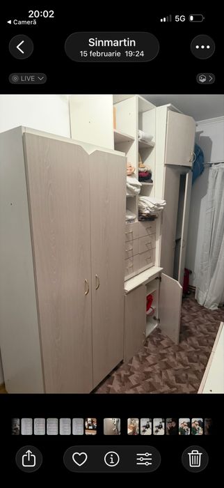 Mobila dressing utilizata in stare foarte buna