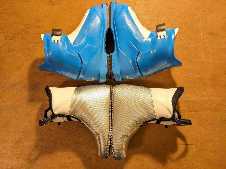 Детски ски обувки Salomon 18 (стелка 180мм), външна обувка 224мм