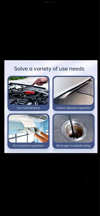 Camara endoscopica  5 Metri , Ecran 4.3 inch, HD, NOU