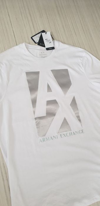 Armani Exchange A/X Organic Cotton / XL НОВО! ОРИГИНАЛ! Мъжка Тениска!