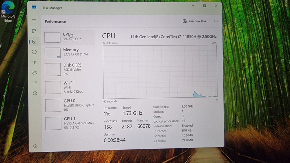 Dell Latitude 5521 15.6" i7-11850H Nvidia MX450 32/512GB Windows 11