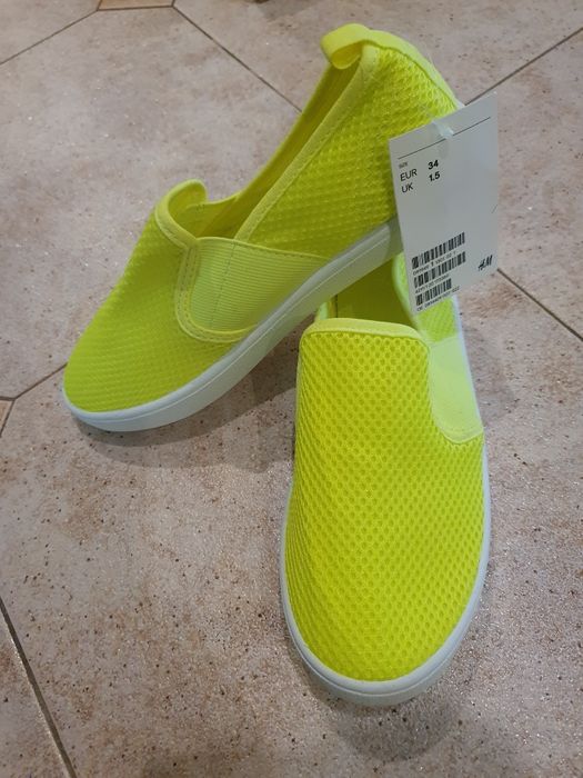 Неонови гуменки H&M 34