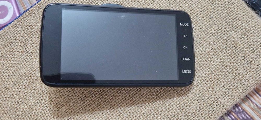 Camera auto DVR, 1080p, noapte HD, set cu doua lentile, neagra