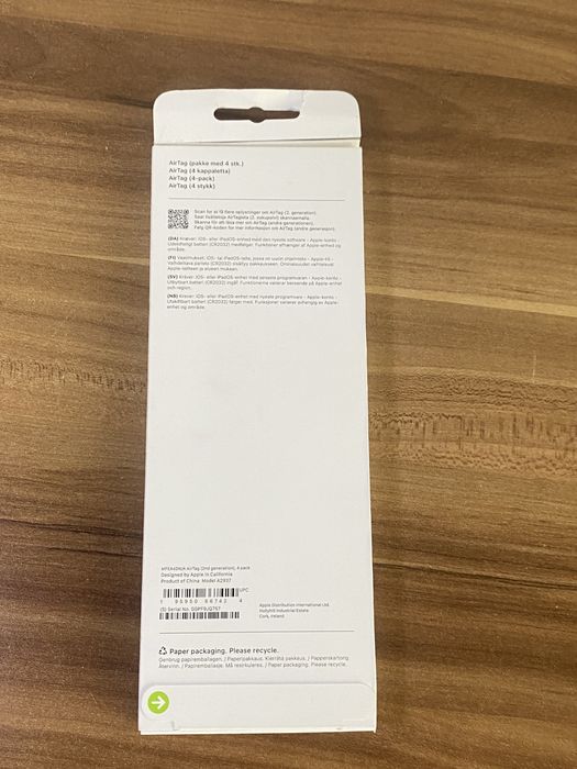Apple AirTag 2nd gen, set 4 bucati, Sigilat