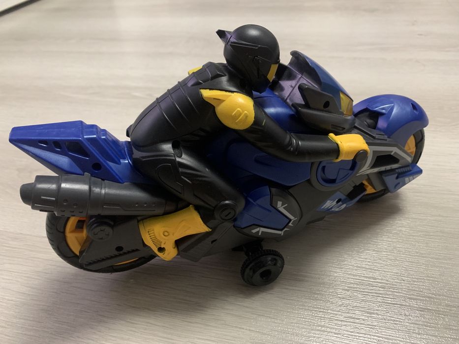 Jucarie Motocicleta clasica cu telecomamda, rotire 360grade