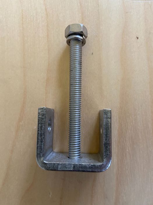 Clema din inox panou bordurat Capace plastic pentru profil  gard