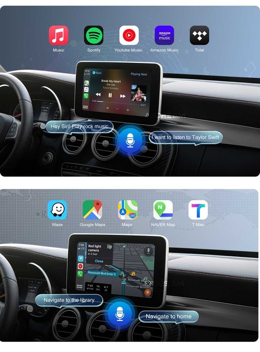 MERCEDES NTG 5.0 14-19г безжичен Carplay Android Auto модул MMI BOX