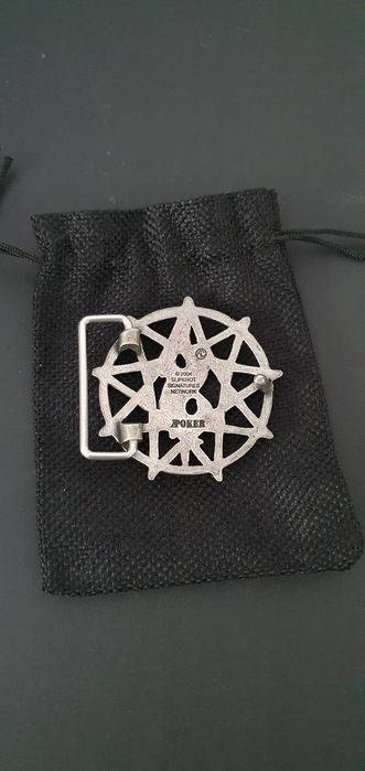 Slipknot Alchemy Poker pewter buckle Corey Taylor