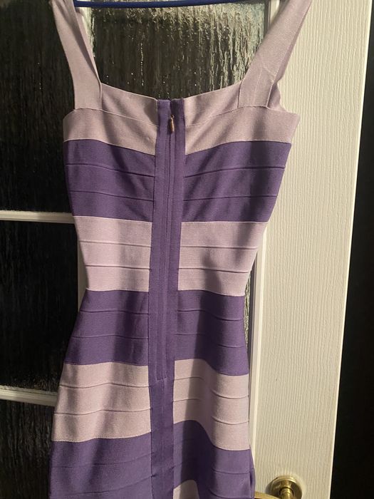 Rochie bandage Herve Leger noua cu eticheta mov violet