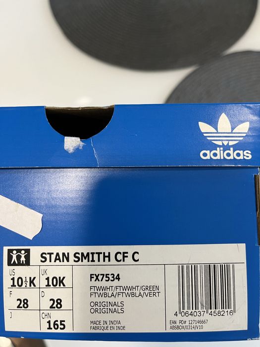 Маратонки Adidas Stan Smith Cf C 28 номер 16,6 см. Стелка